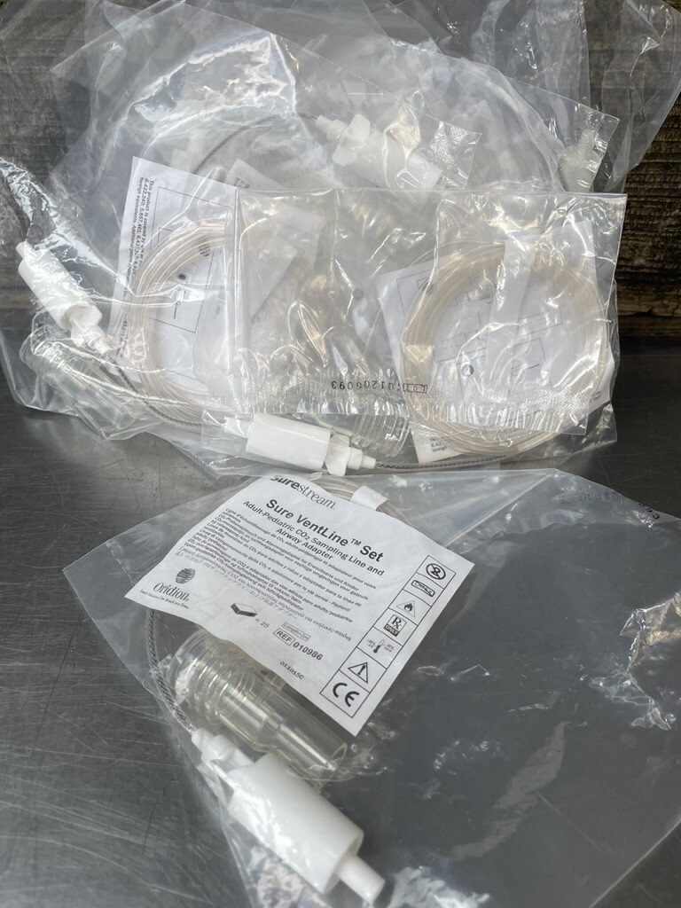 -LOT of 10- Oridion Surestream Adult Pediatric Sure VentLine Set 010986