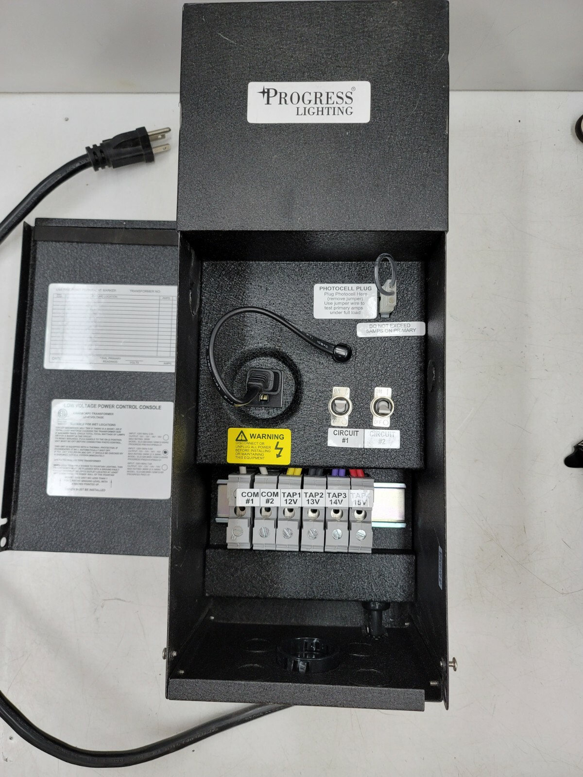 PROGRESS LIGHTING Landscape Transformer, 600 W, Stainless Steel