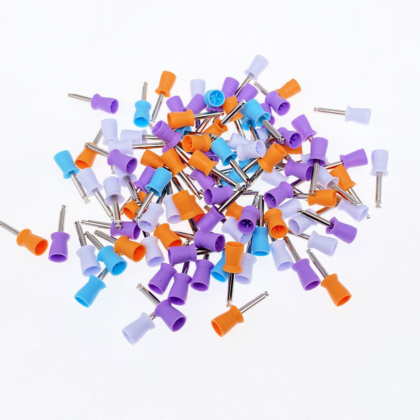 100Pcs Dental Polishing Cups Prophy Cup Rubber Latch Type DMXDENT