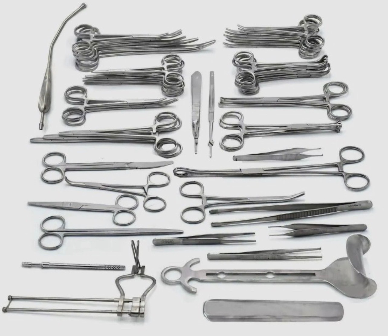 50Pcs General Surgery Basic Laparotomy Surgical Instruments Set