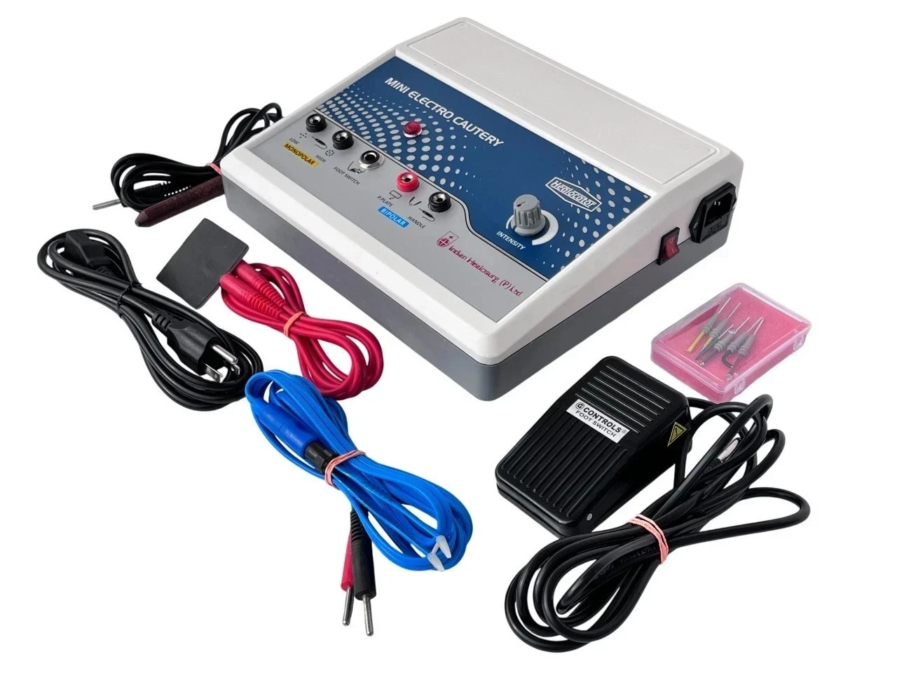 Branded Indian Halosurg Healocator Mini Electro Cautery With Bipolar – Monopolar