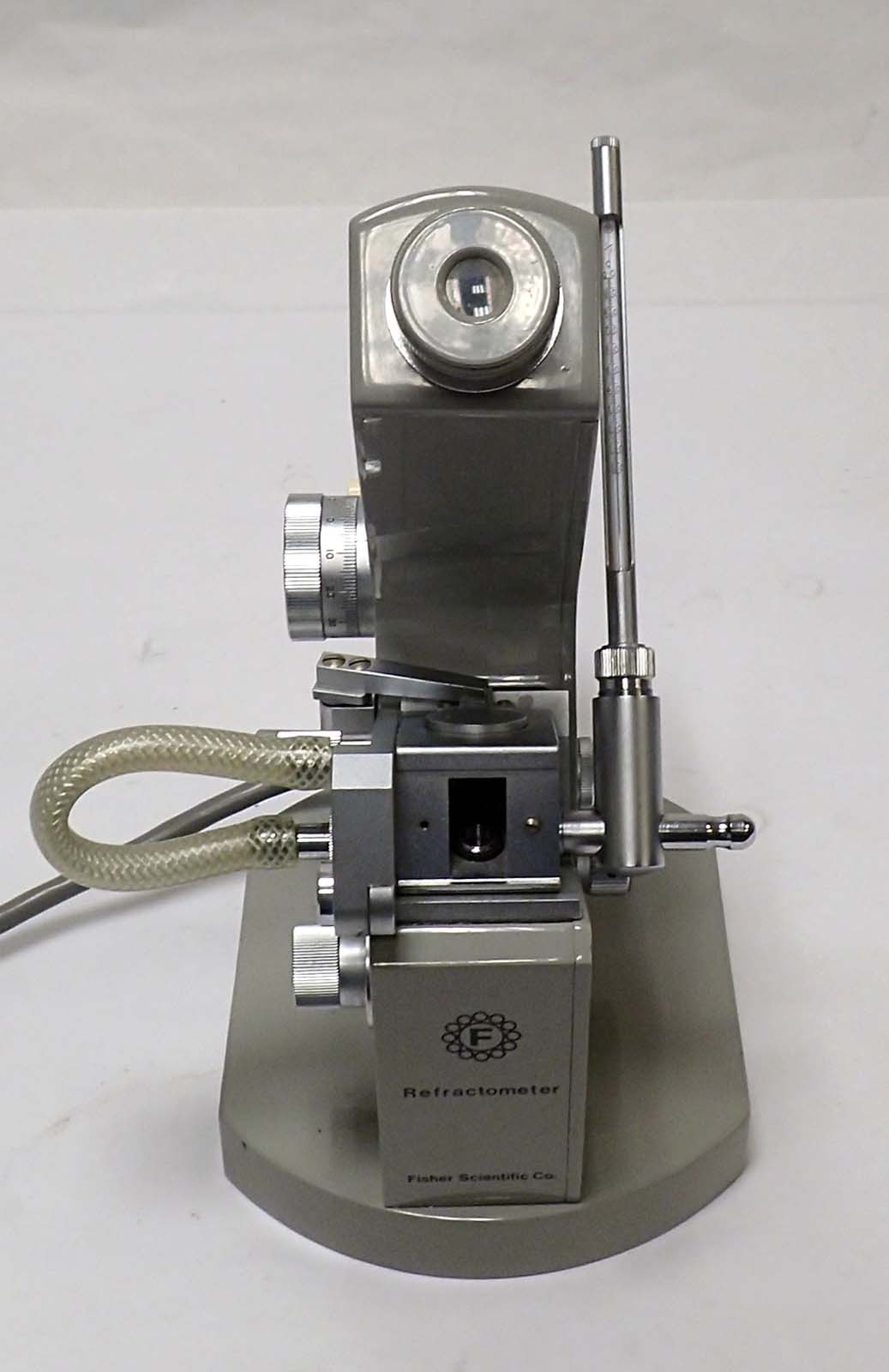 FISHER LR45302 ABBE REFRACTOMETER A300A 110V 0.5A BENCHTOP w/ METAL CASING