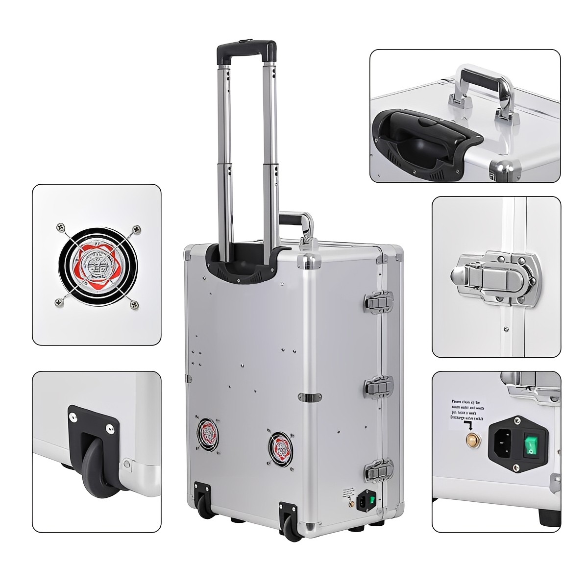 Portable Dental Delivery Unit System Air Compressor Strong suction 130 L/min ds