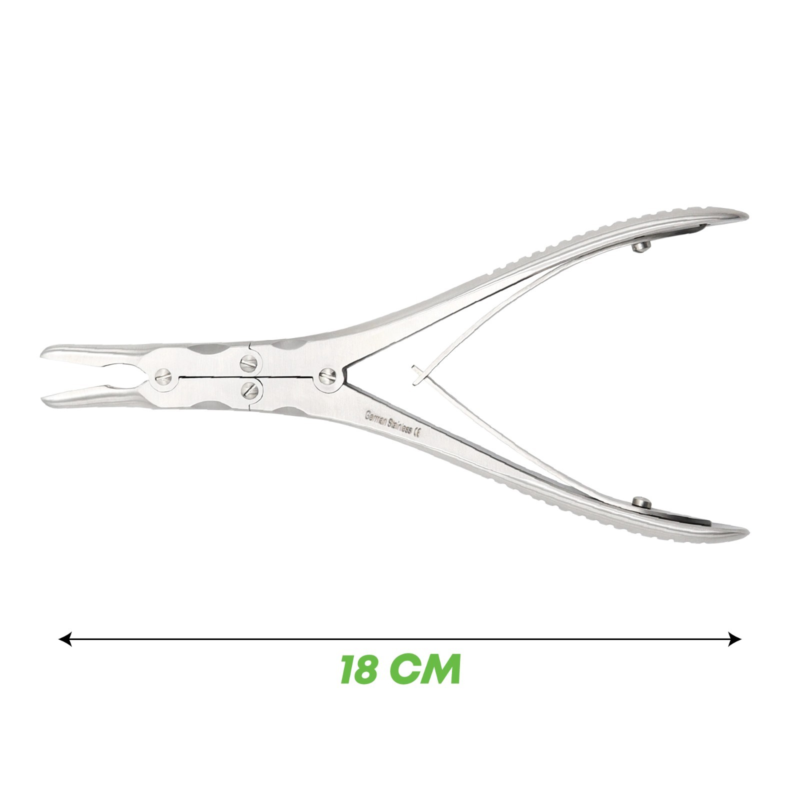 Ruskin Liston Bone Cutting Forceps 18 cm Curved Surgical Orthopedic Instruments