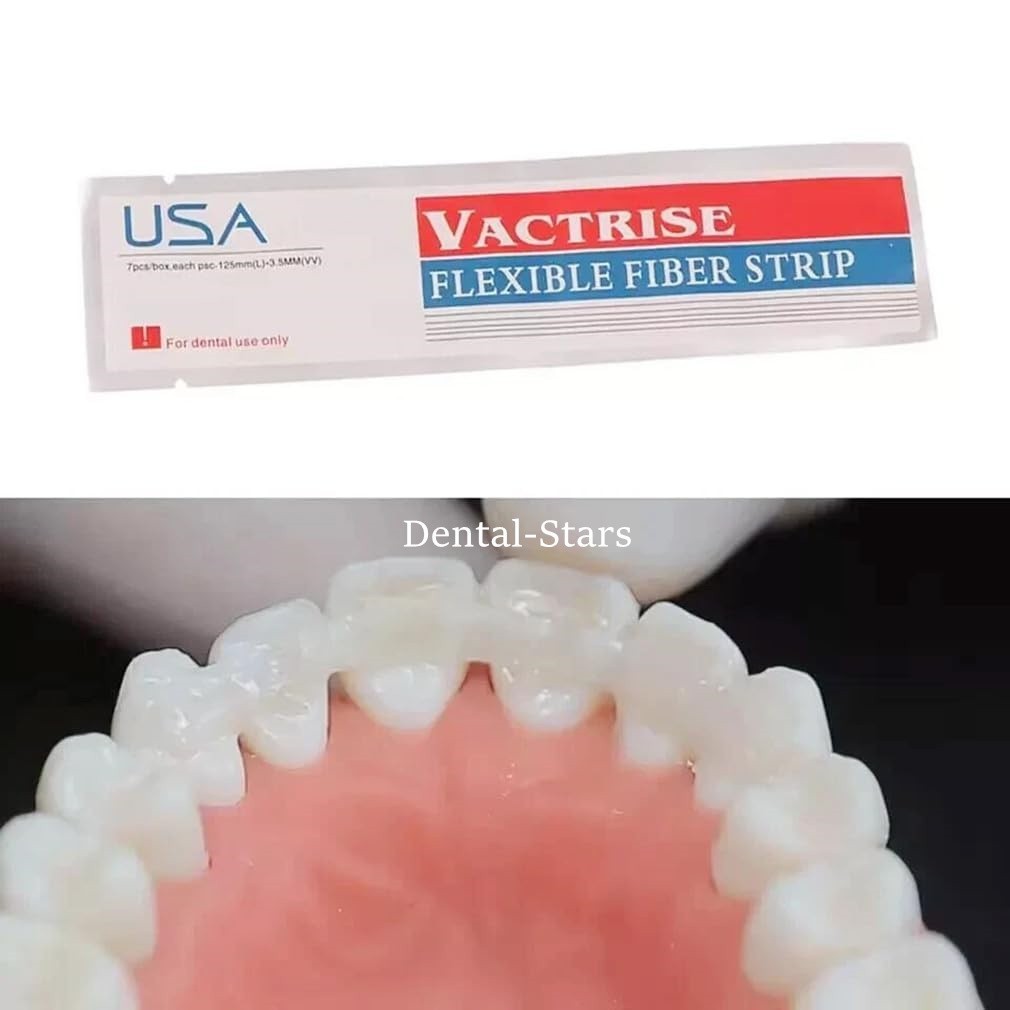 Glass Fiber Strip for Dental Splint Bonding Flexible Resin Adhesive Band 125×3.5