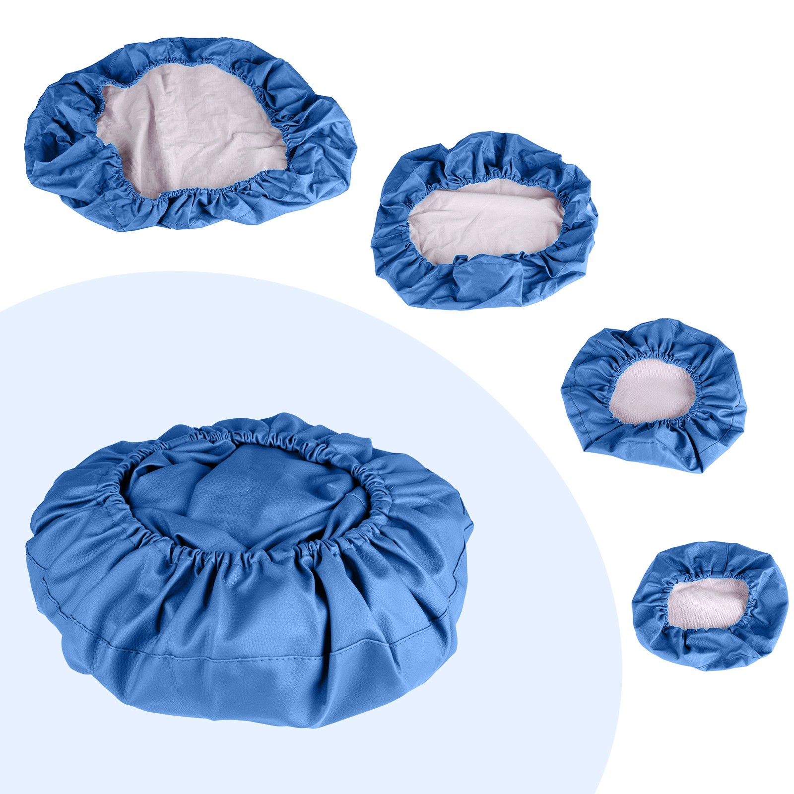 4Pcs PU Leather Dental Chair Seat Cover Elastic Waterproof Chair Protective Case