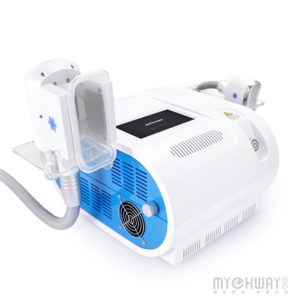 2 Probe Cool Freeze Machine for Double Chin Reduction & Body Care Salon Studio