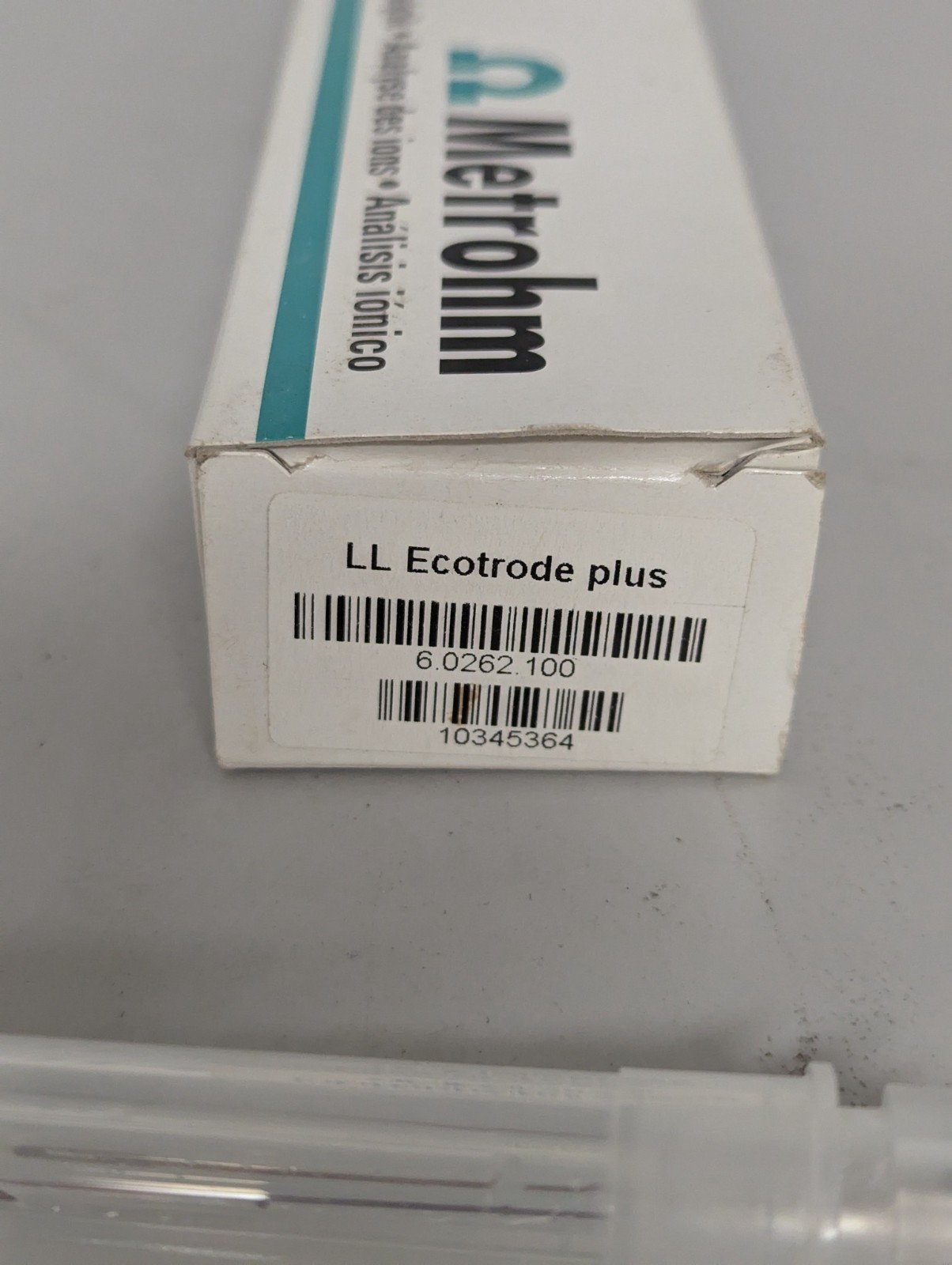 Metrohm LL Electrode Plus 6.0262.100 pH 0…13/0…80 degrees C 3M KCl