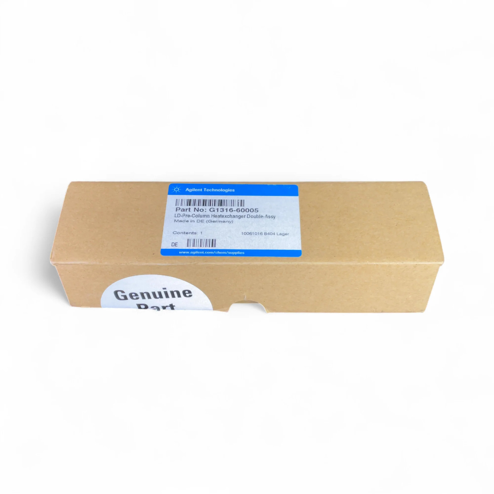Agilent Technologies LD Pre Column Heat Exchanger Double Assy G1316-60005 New OB