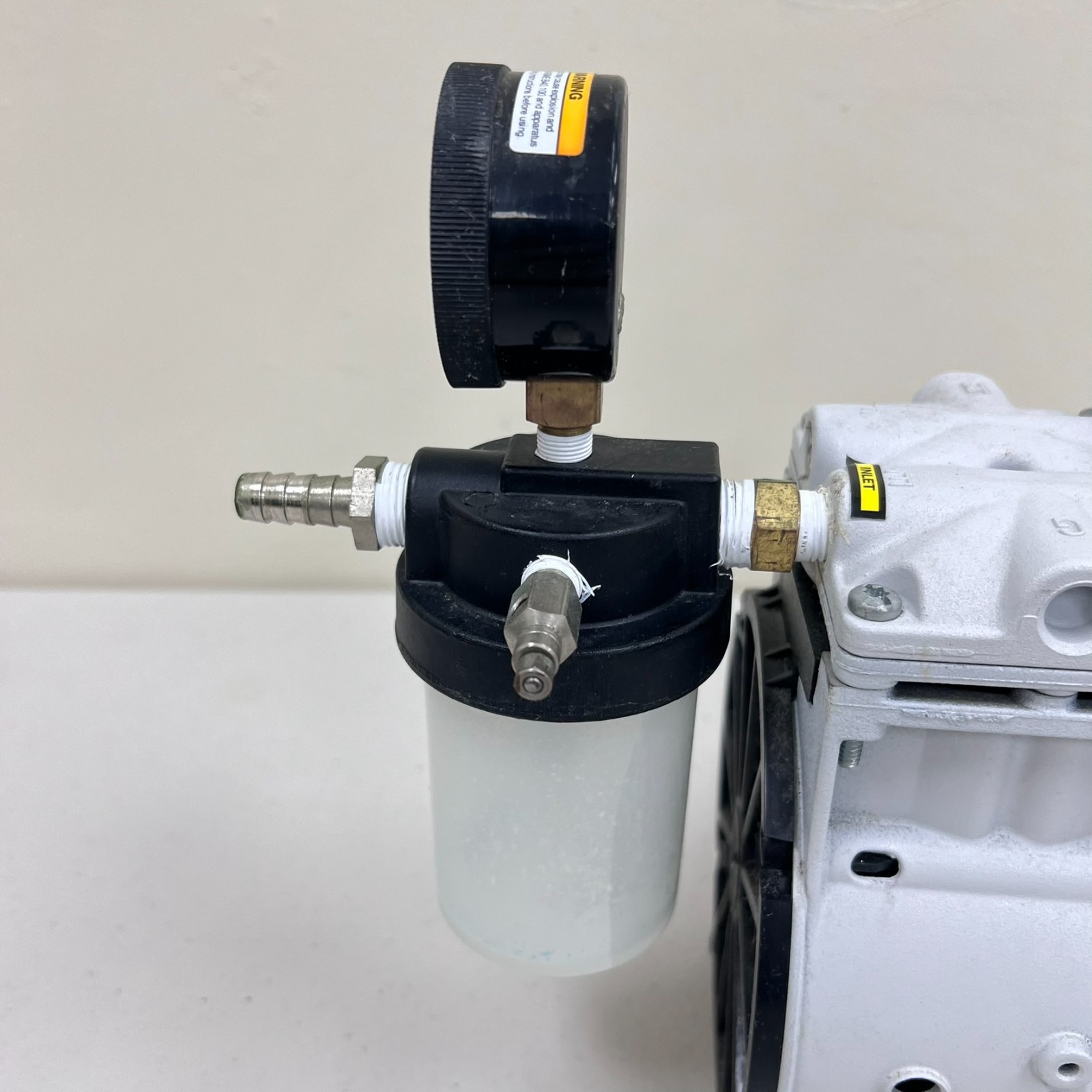 Welch 2561B-50 Standard Duty Dry Vacuum Piston Pump, 60 L/min, 115 VAC