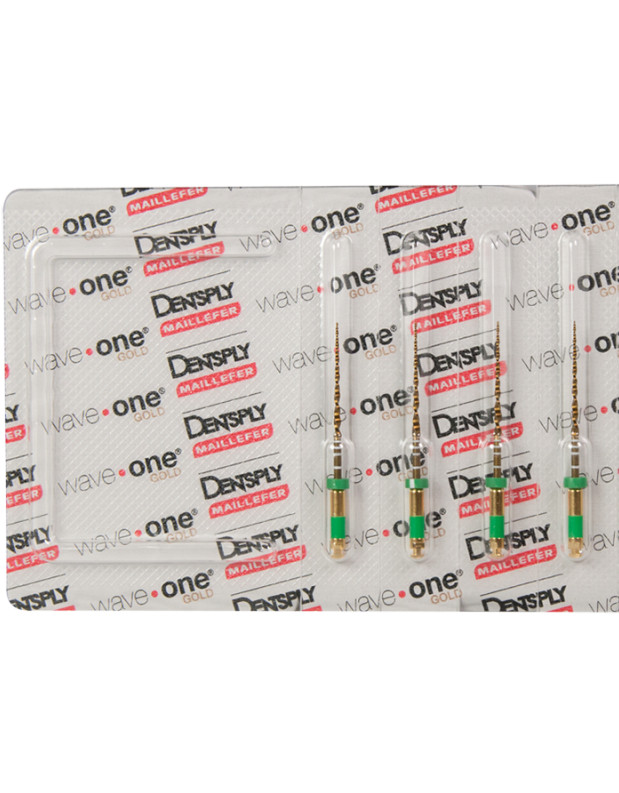 Waveone Gold Wave One Medium Green Endodontic File Root Canal Dentsply 4pk 25mm