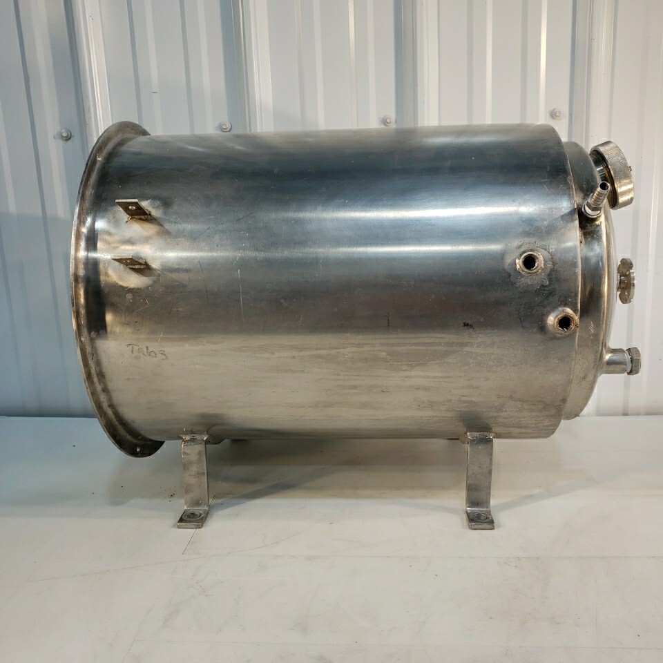 Stainless Steel Positive Pressure Chamber Cylinder Horizontal Custom Stand 12″ D