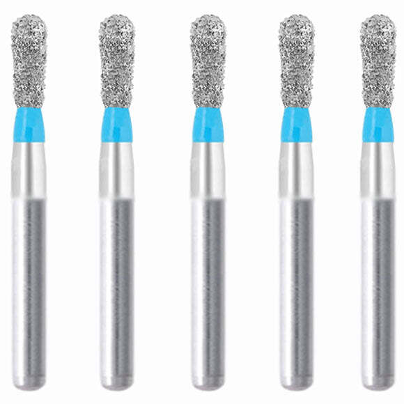 Pear 1 mm Dia Medium Grit Diamond Bur 5/Pack [1840-237.10M1]