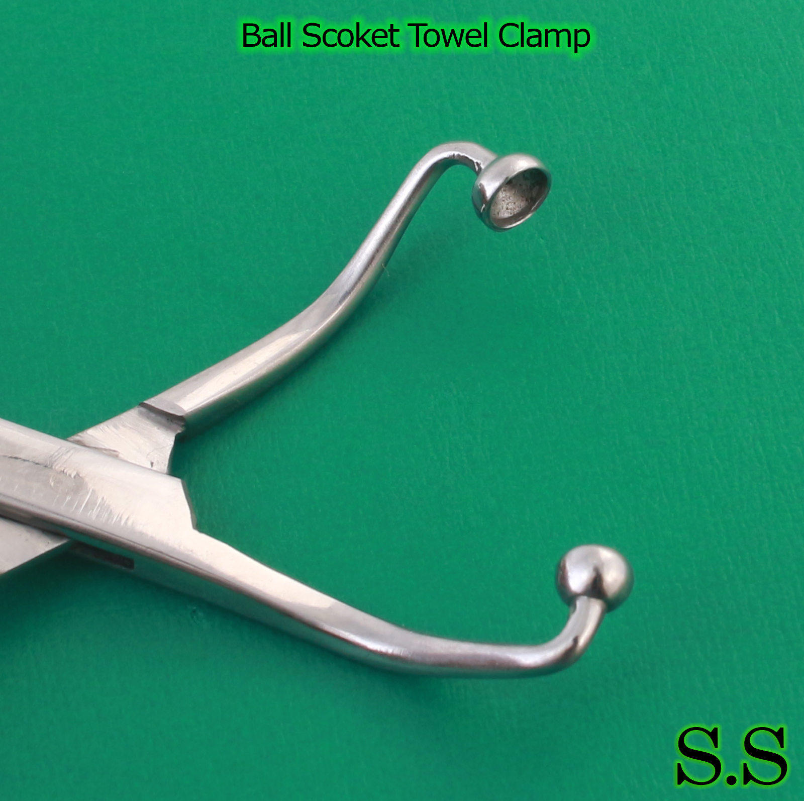 Cup & Bowel Towel Clamp Forceps Surgical Ob/Gynecology 5.5″