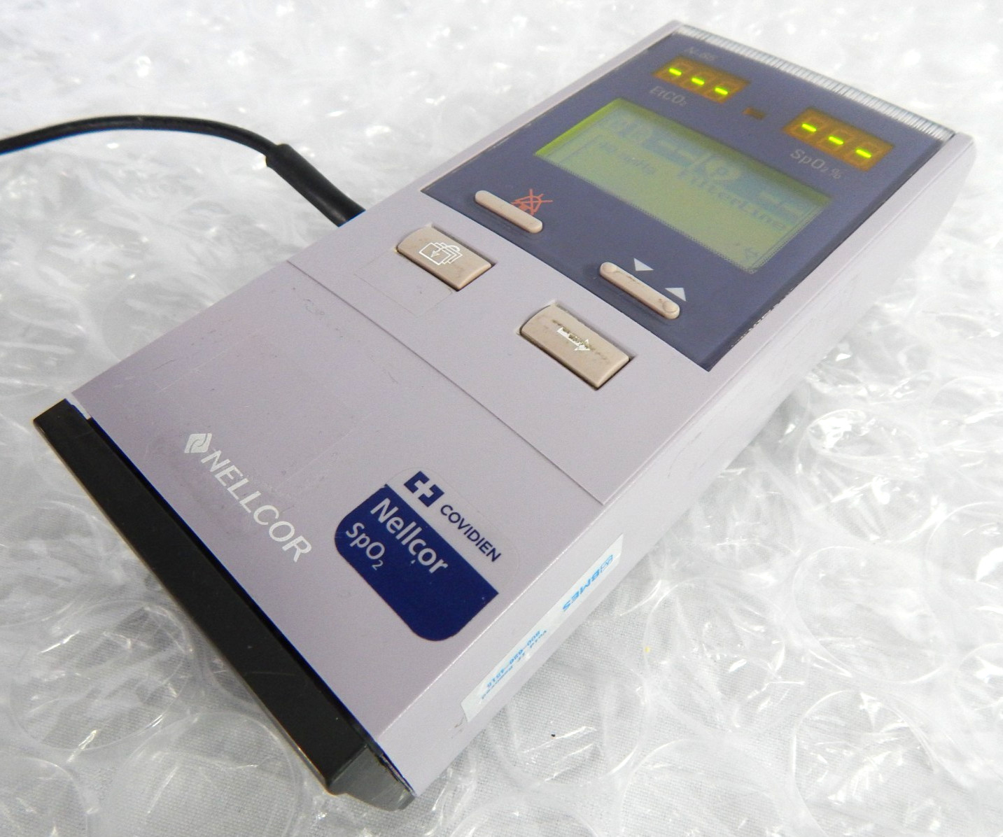 COVIDIEN NELLCORE N-85 CAPNOGRAPH PATIENT MONITOR S/N 130