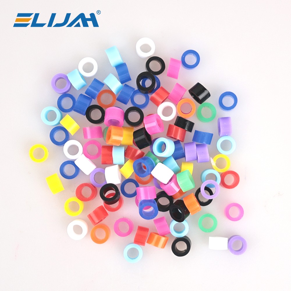 100 Pcs/Box Dental Silicone Code Rings Instrument Autoclavable 135ºC