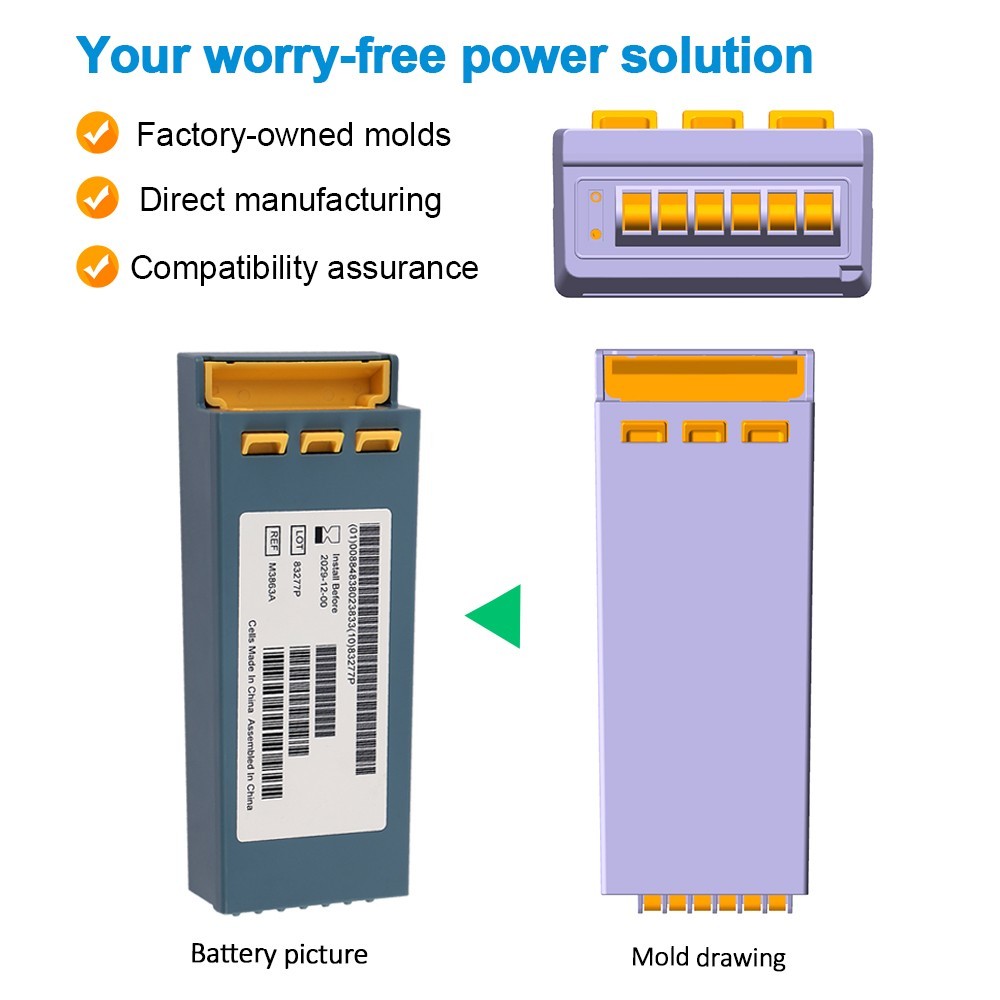 M3863A M3863A-146144 Defibrillator Replacement Battery For ForeRunner FRX FR2