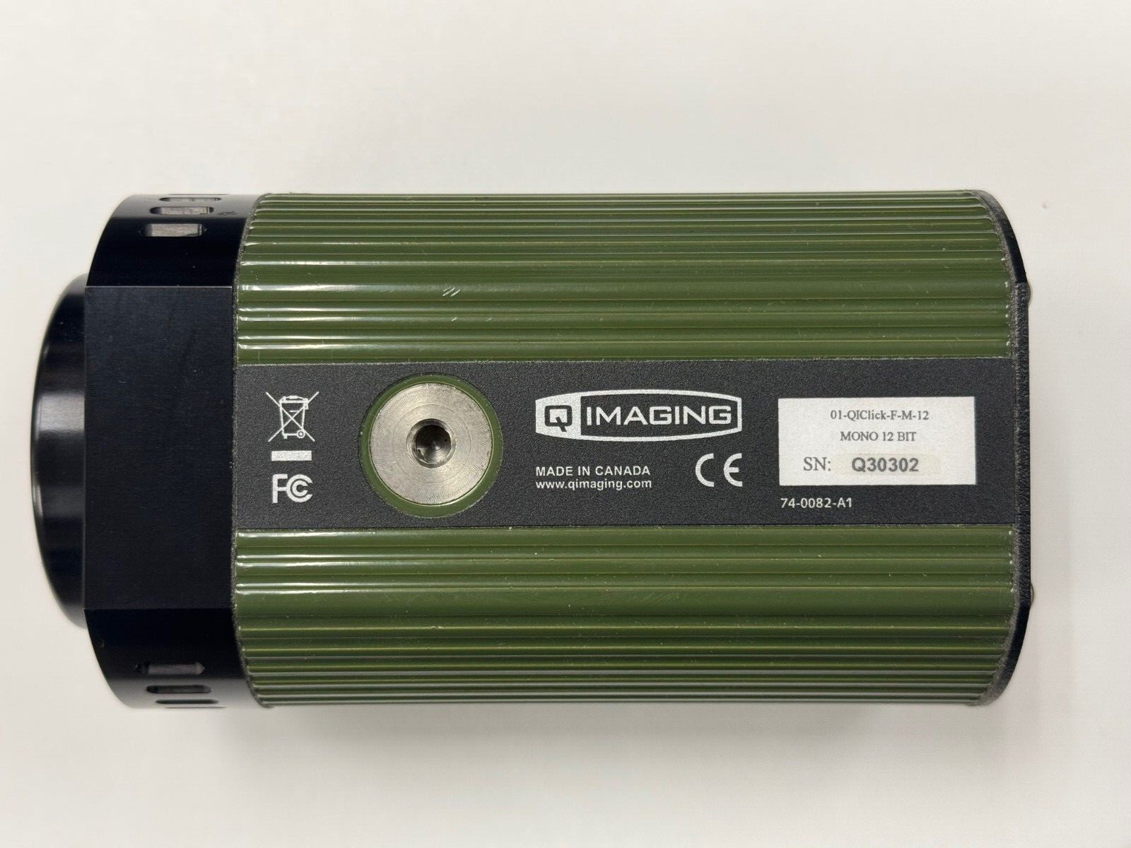 LK QImaging QIClick™ 01-QIClick-F-M-12 Digital CCD Camera, B&W ,12-bit sn Q30302