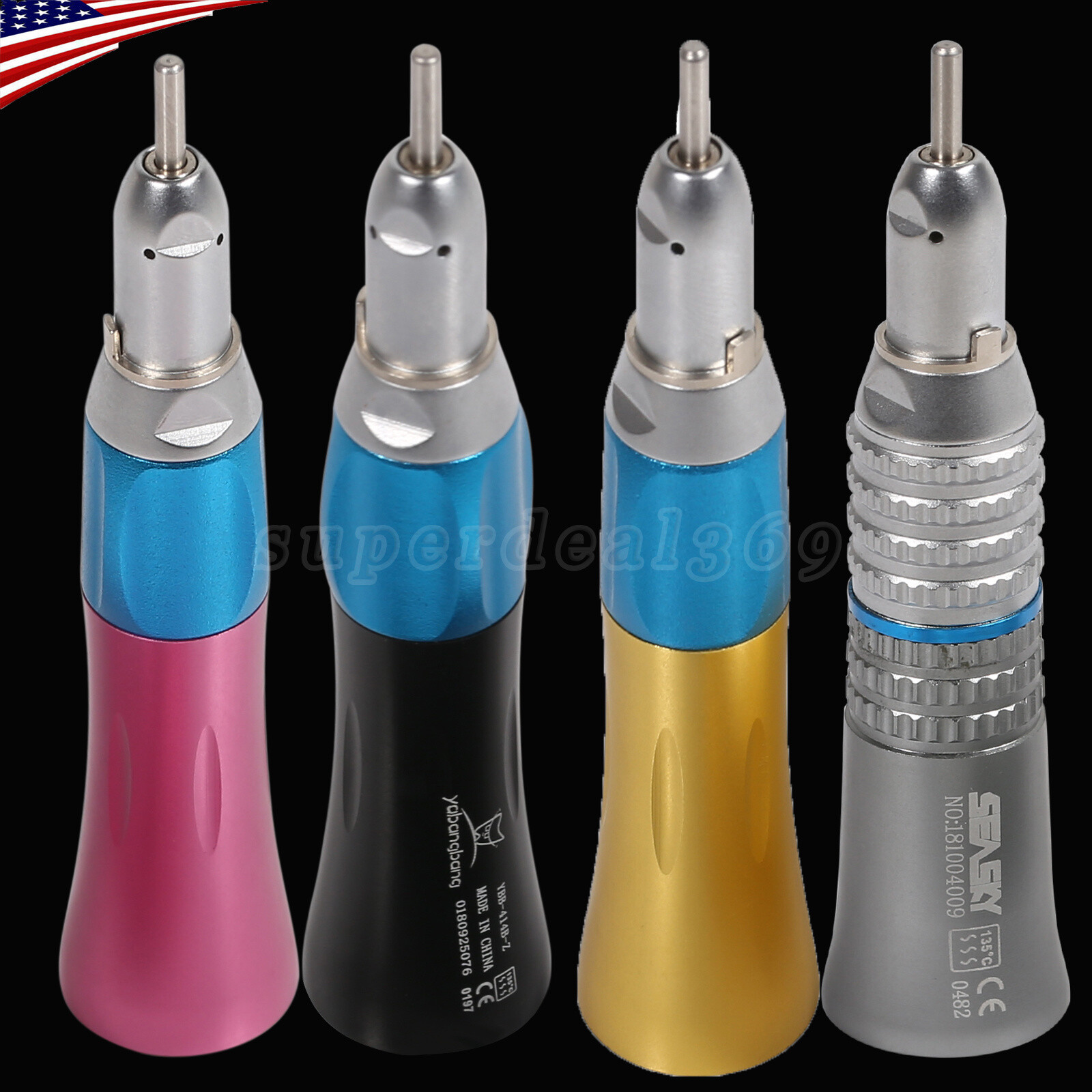 USA Dental Slow Low Speed Straight Nosecone Handpiece Fit NSK E-type Motor EP/YP