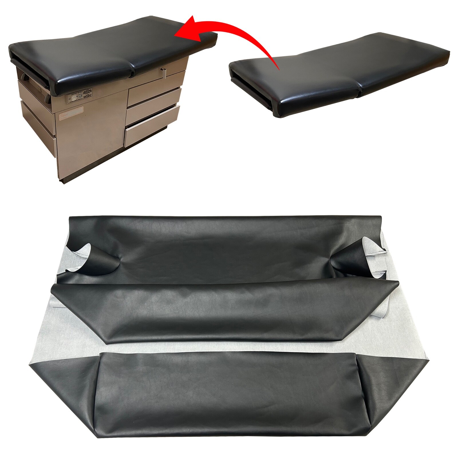 Midmark Ritter 104 Exam Table Top Replacement Heavy Duty Vinyl Cover Sta G1N