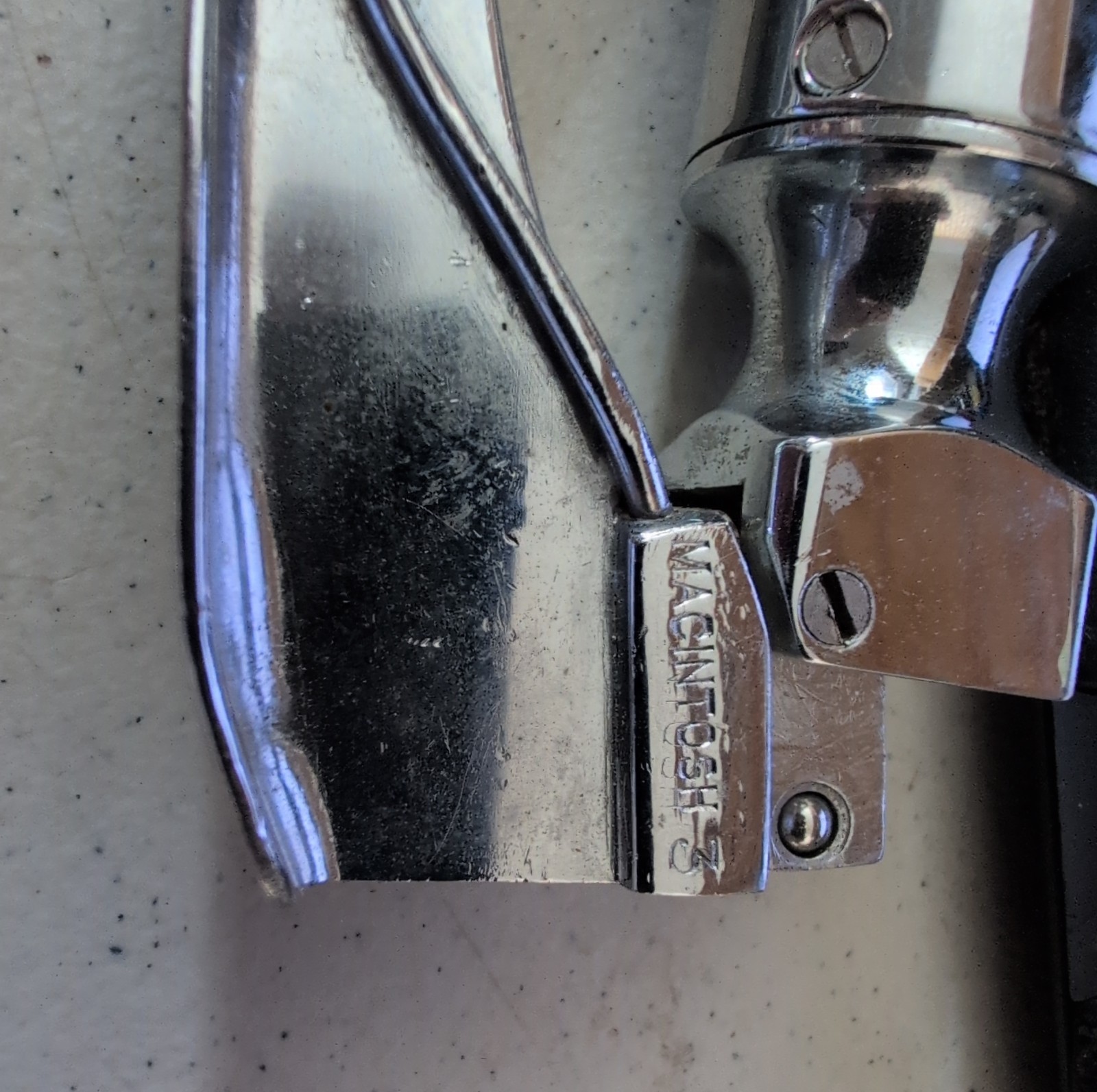 Laryngoscope Macintosh 3 Foregger Folding Scope with Light Vintage