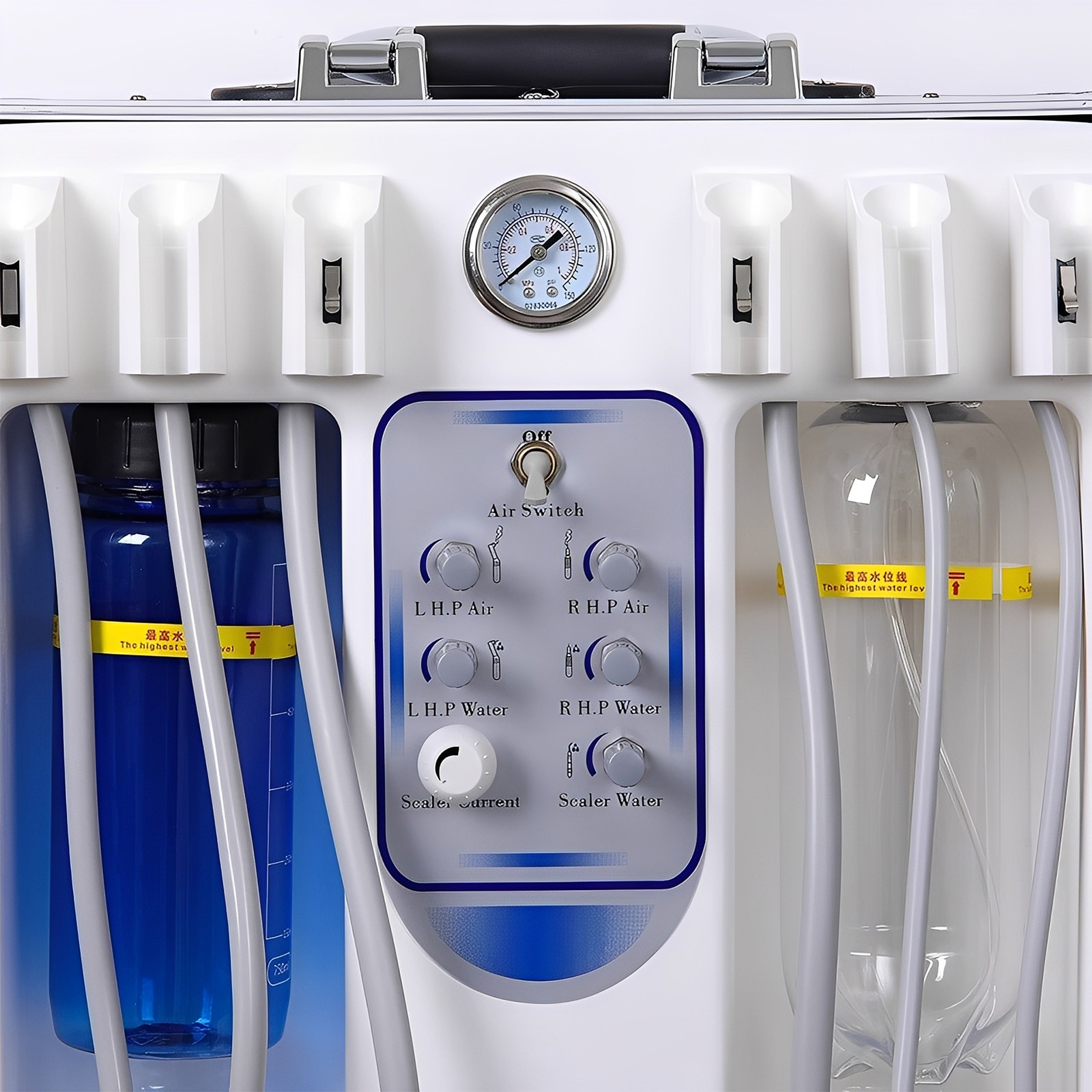 Portable Dental Delivery Unit System Air Compressor Strong suction 130 L/min ds