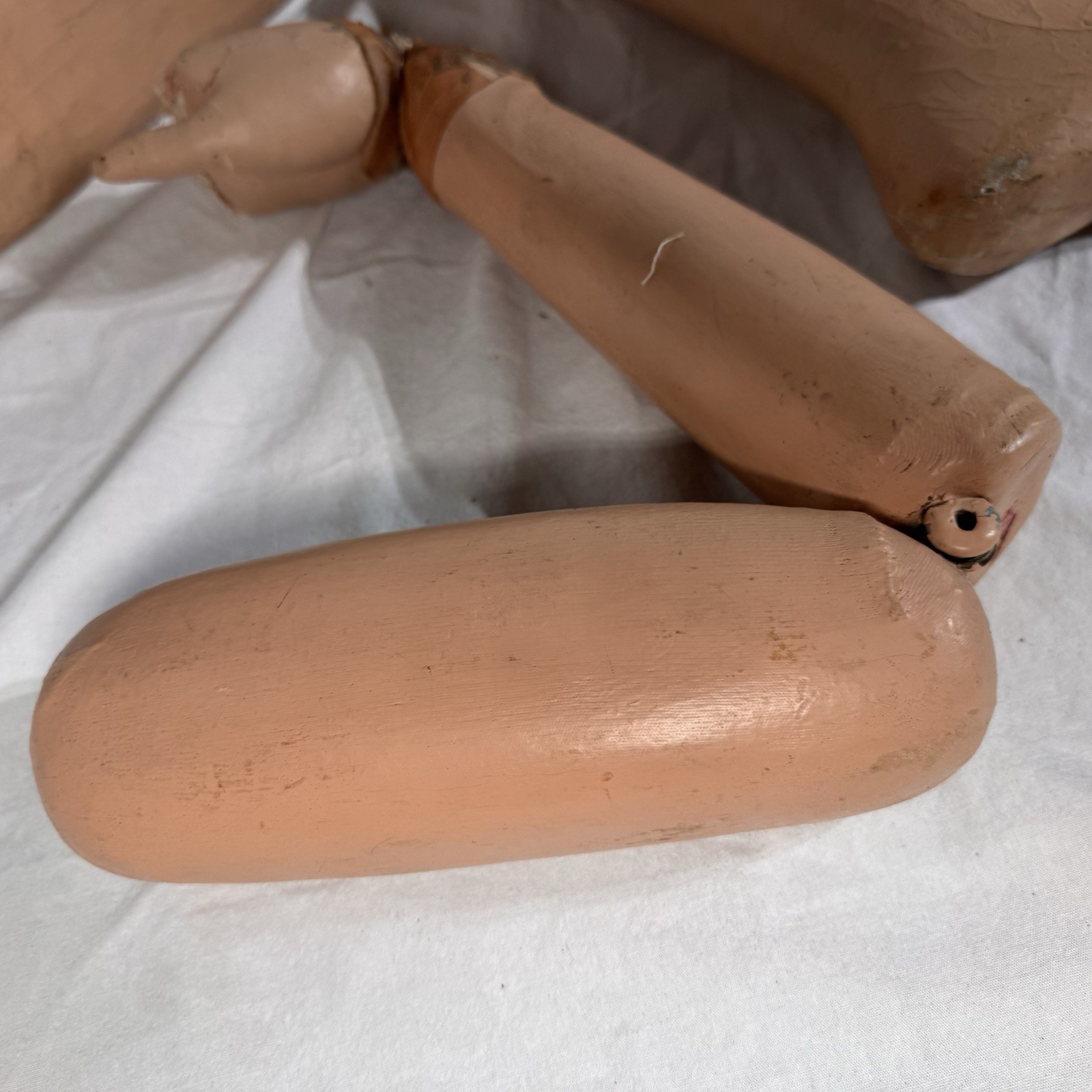 VTG Training Mannequin Parts Life Size Right Leg & Arms Missing Fingers Macabre