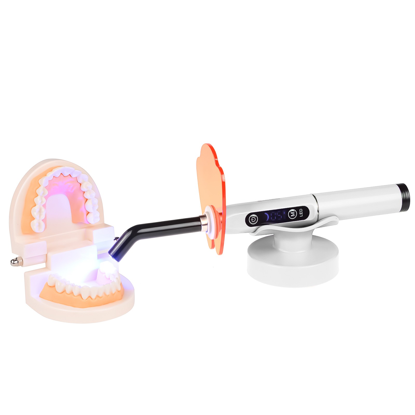 5W High Power Dental LED Curing Light 420-480nm Resin Cure Lamp 4 Working Modes