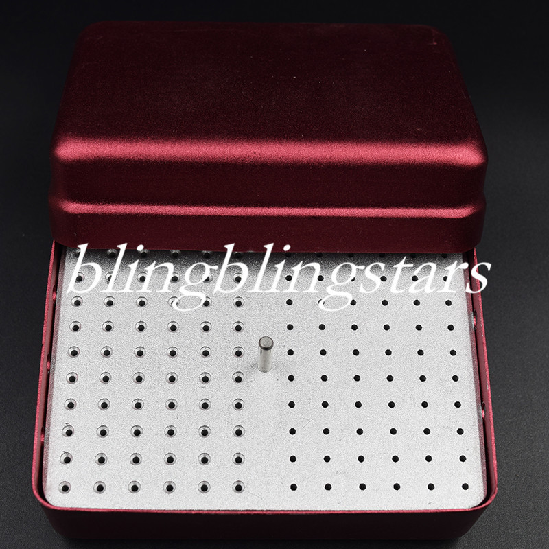 120 Holes Dental Burs Holder Endo Files Stand Disinfection Box Endo Accessories