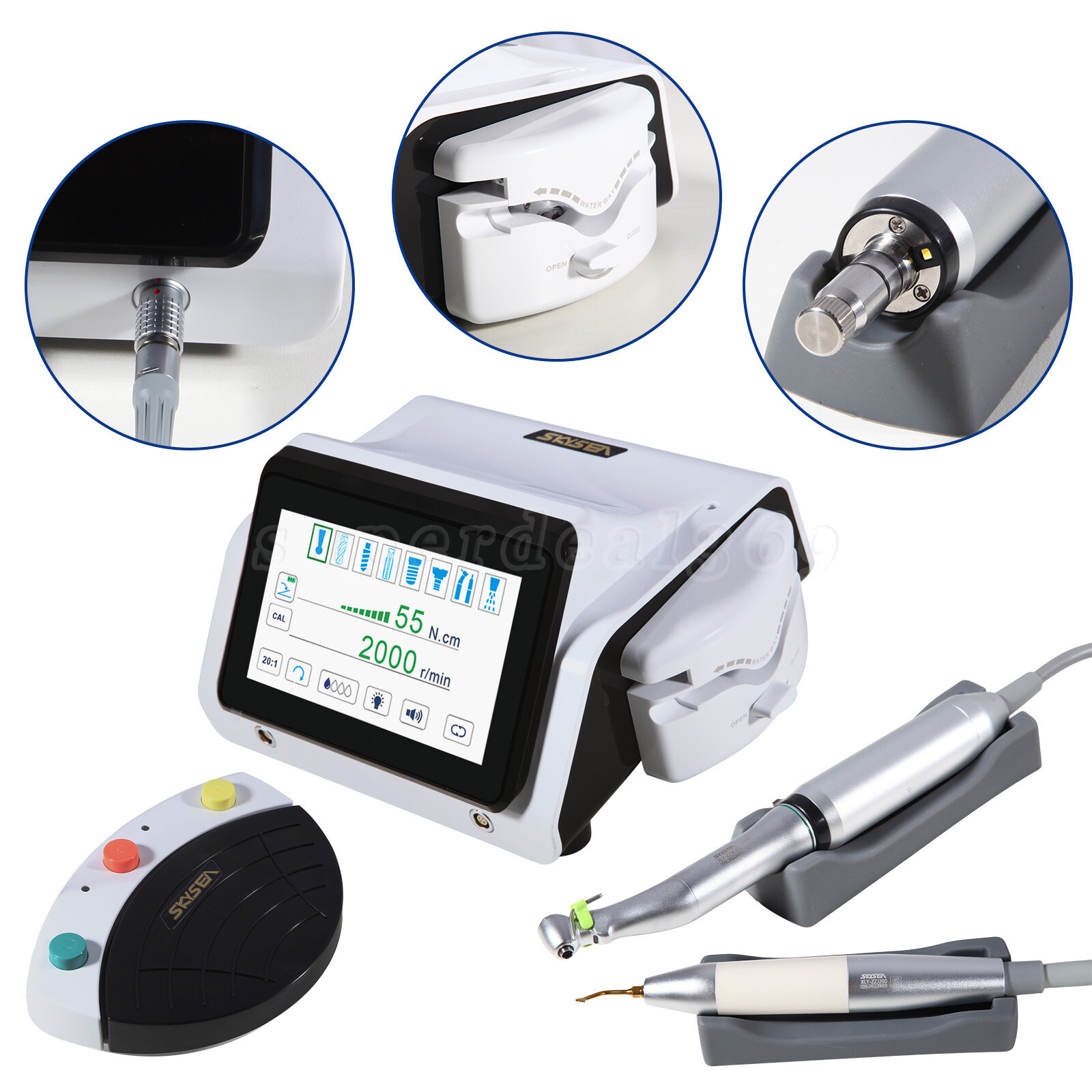 Dental Piezo Surgery & Implant Motor Device 2 IN 1 SURGIC TOUCH Bone Cutter po