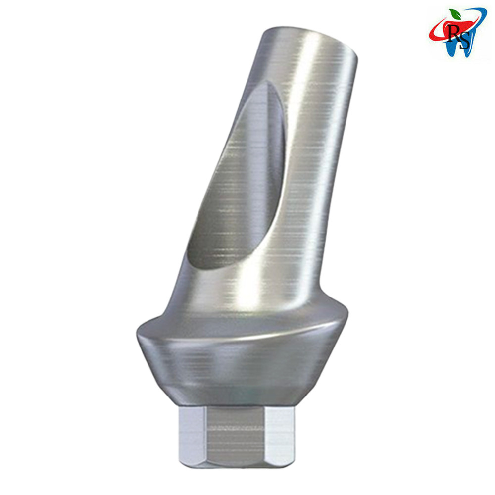 5x Dental Impl ant Anatomic Angulated 25° Abut ment Internal Hex 2.42mm Screw