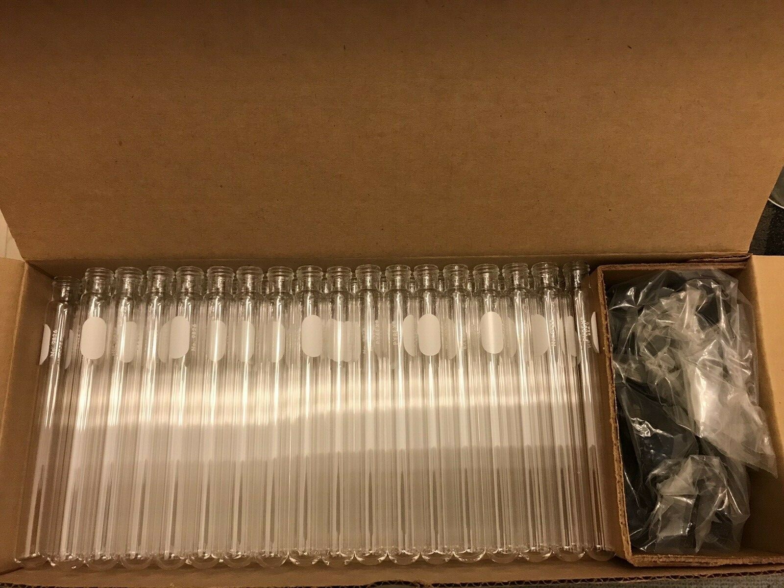 KIMBLE Culture Tubes with Screw Caps 45066-25150 36 Tubes/Pack