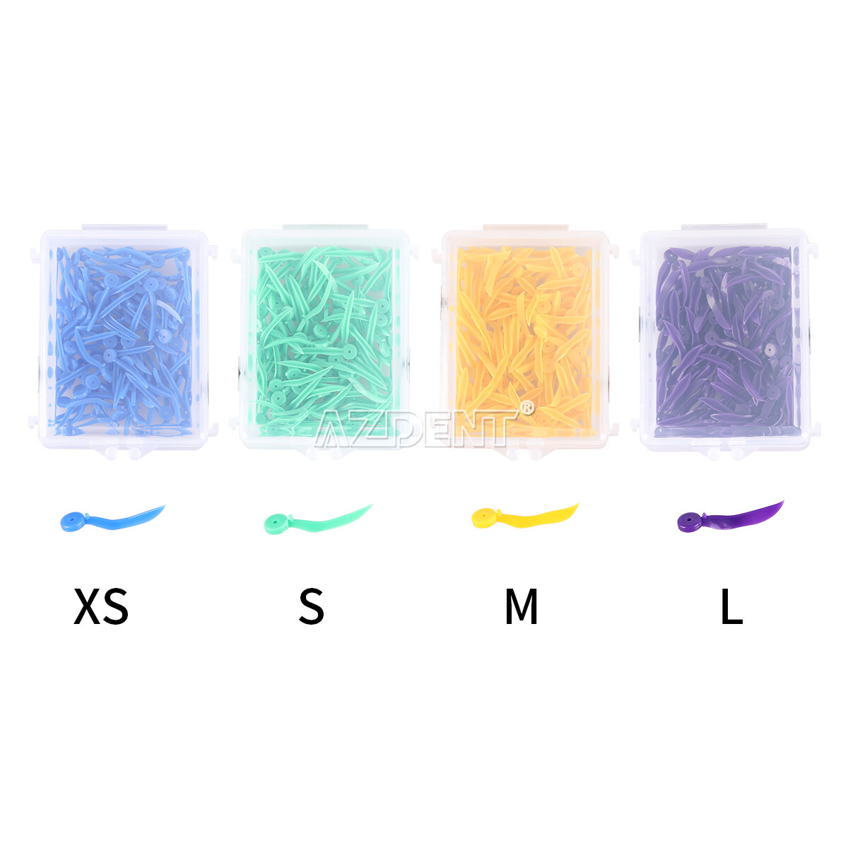 Dental Sectional Contoured Metal Matrices Refill Matrix Band /Diastema Wedges