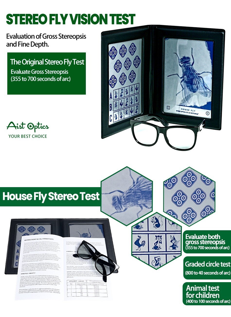 Optical Equipment Optometry Stereo Fly Vision Test