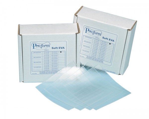 Dental Laboratory Laminate Vacuum Forming SOFT EVA .040 1MM Pack/300 PROFORM