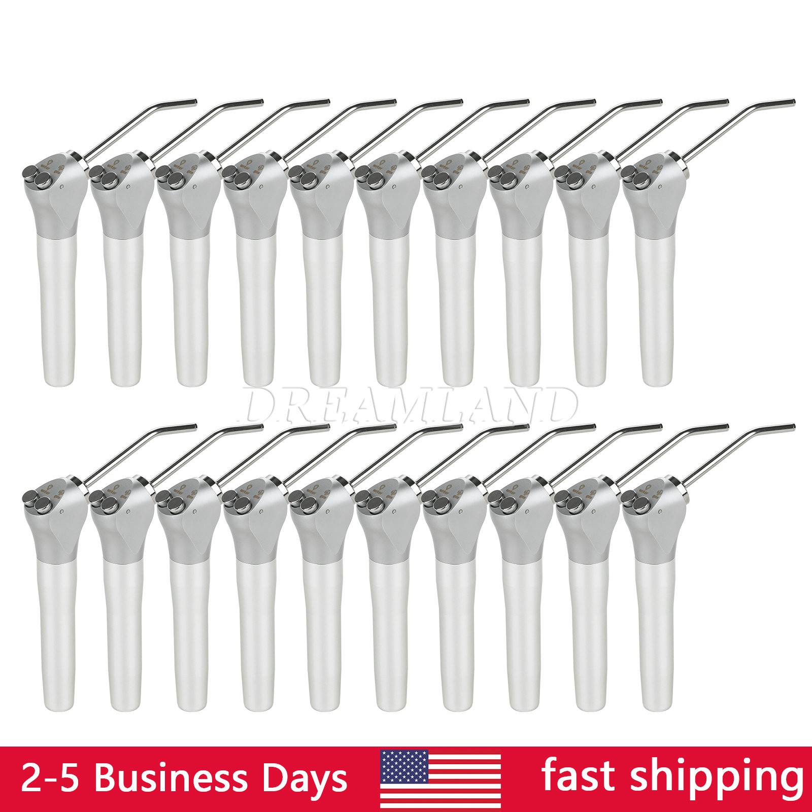 1-20pcs Dental Air Water Spray Triple Syringe with Nozzles/Tips/Tubes