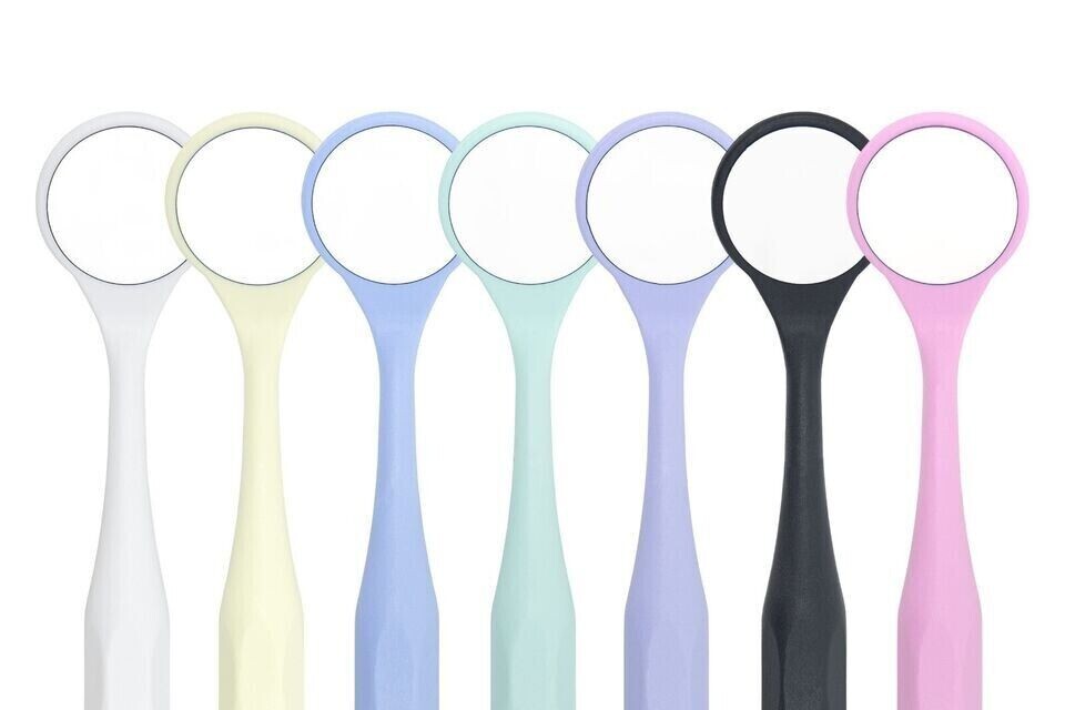 HAHNENKRATT Relax FS Rhodium 5 Plane 24 mm Dental Mirrors Pack of 10 (Free Ship)