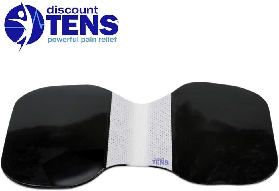 Premium Quality Omron Compatible TENS Electrode Pads, 1 Pair (2 Butterfly Pads)