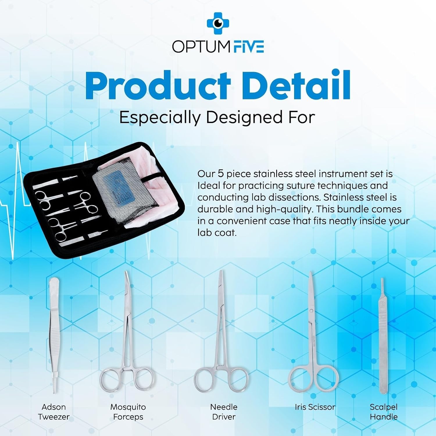 Comprehensive Suture Training Set with 14 Pre-Cut Wounds for Realistic Practice