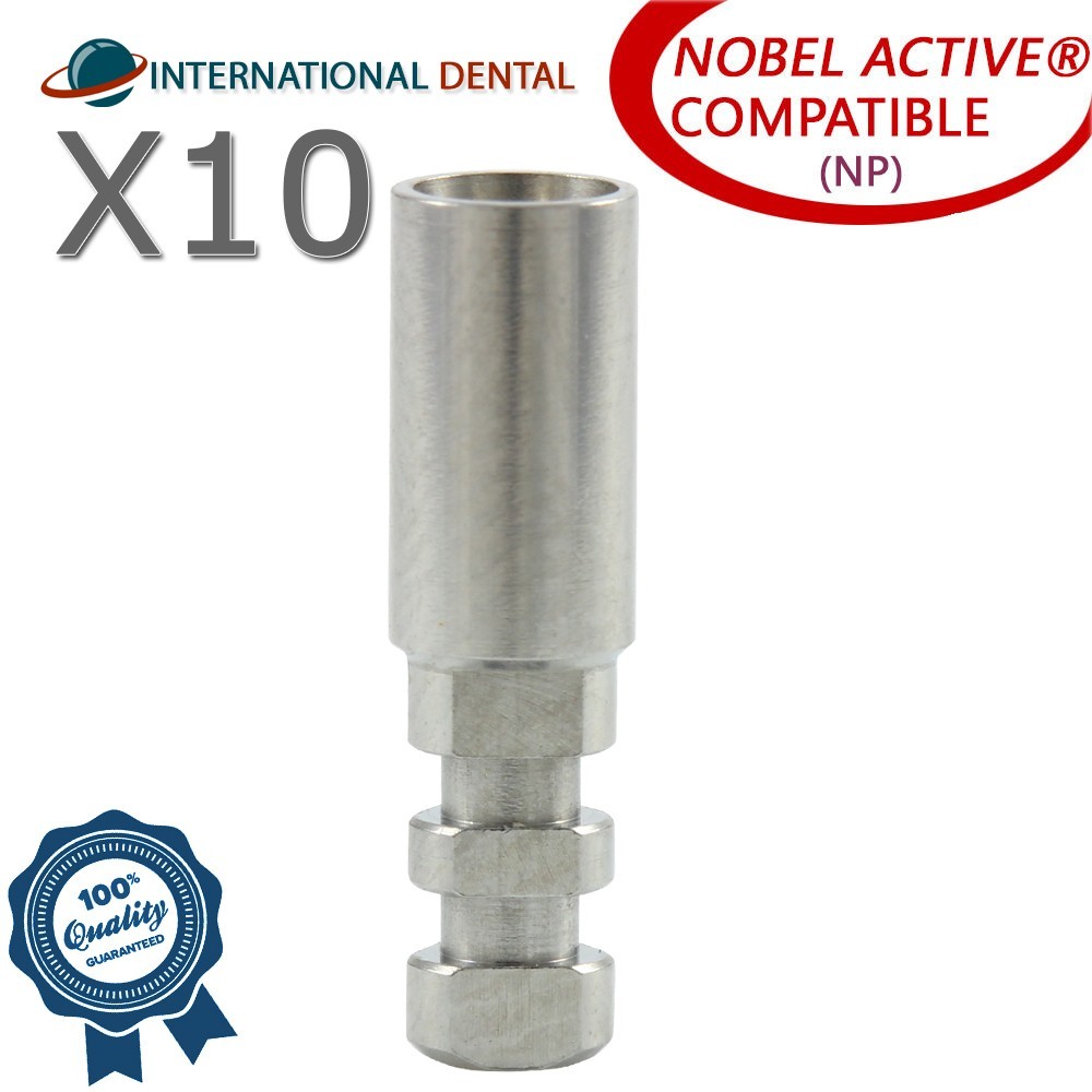 10 Standard Analog (NP) For Nobel Bi0care Active Hex Dental Fixture Conical