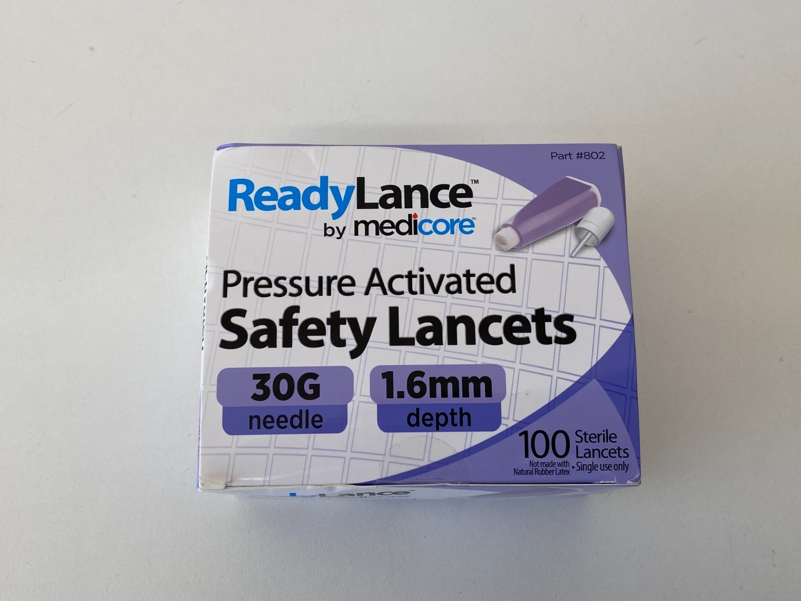 3 Boxes (100/Box) MEDICORE Ready Lance 802 Exp.2027-04 (*F7)