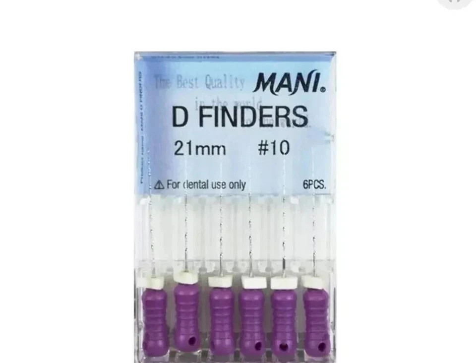 Mani D Finders Endodontic files For Calcified Canals 6 Files. (FREE SHIPING)