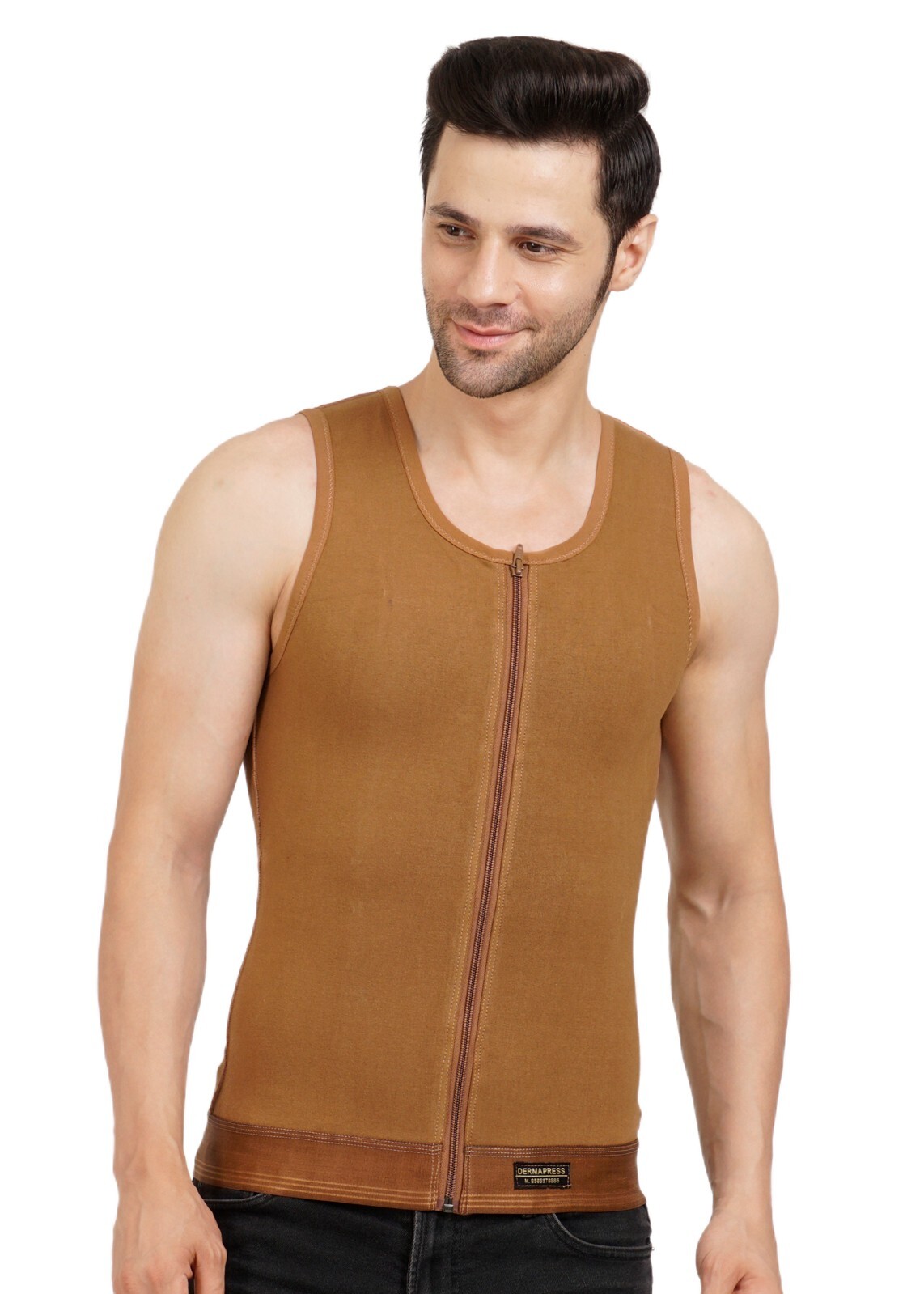 Gynecomastia & Liposuction Compression Full Vest | Moderate Compression | Cotton