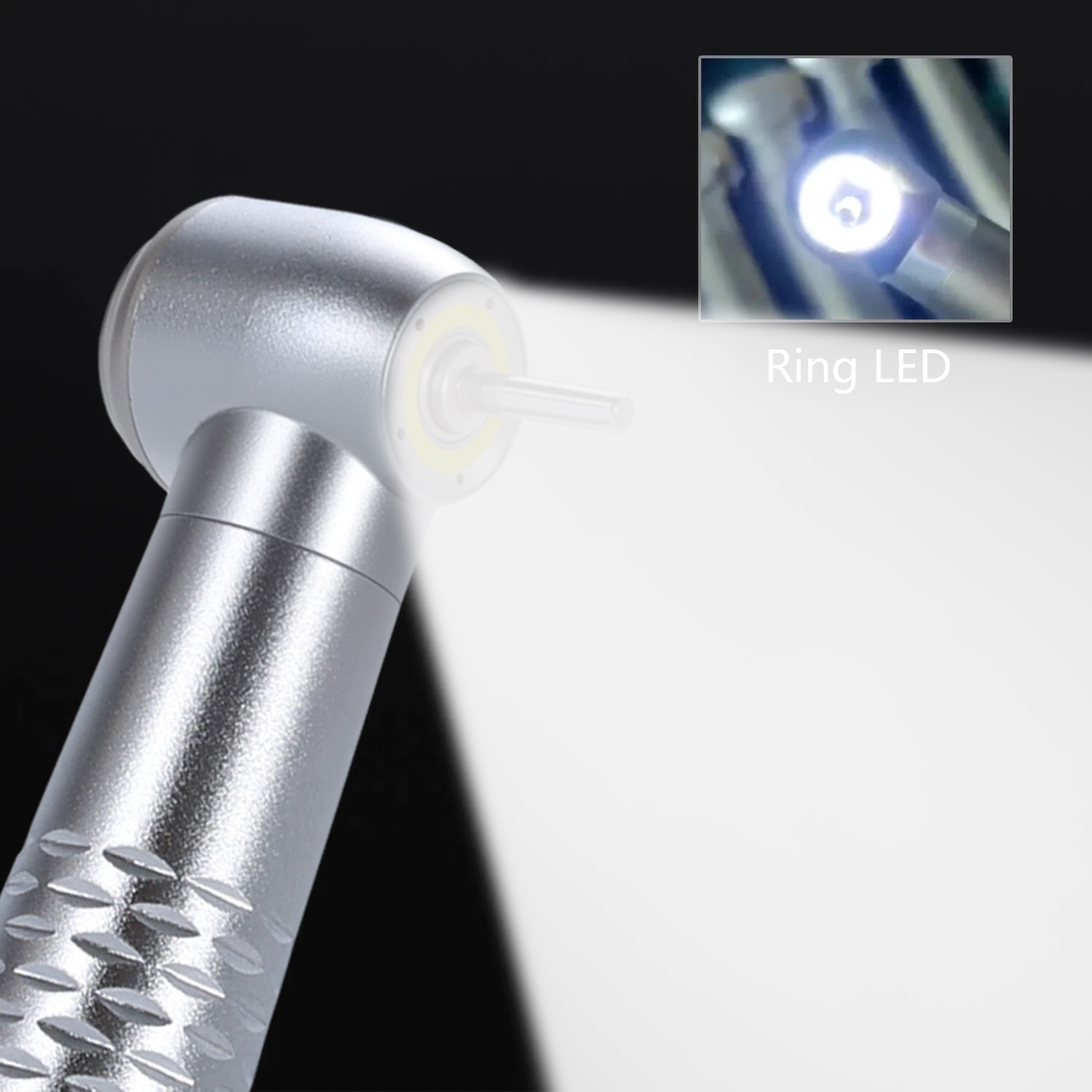Dental USA E-generator Integrated LED Shadowless Ring Handpiece 4Holes EIS Y