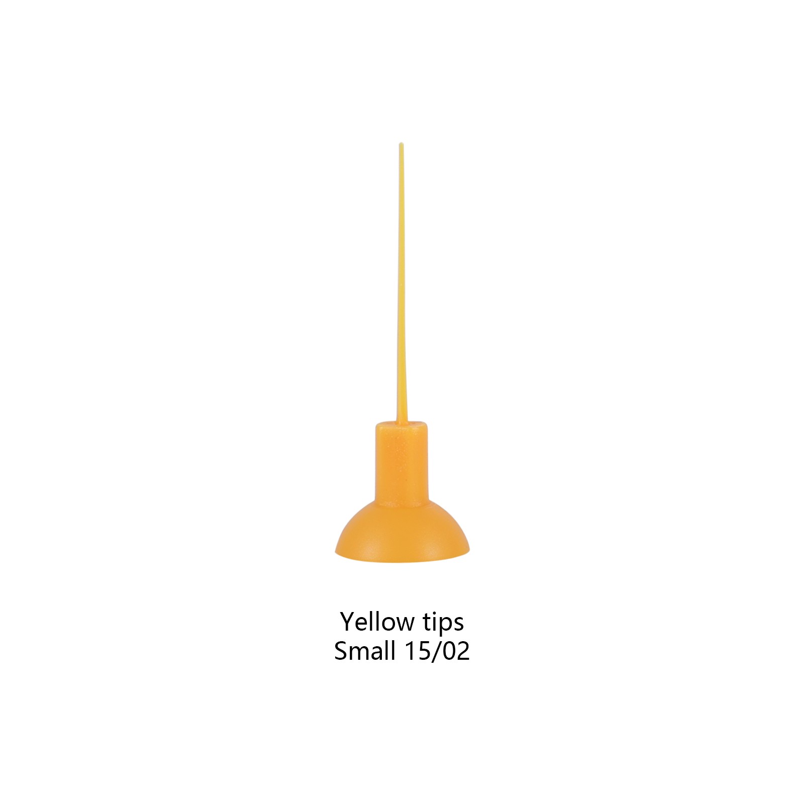 500X Endo Ultrasonic Activator Tips Root Canal Irrigator Tip Yellow-015/02 Small