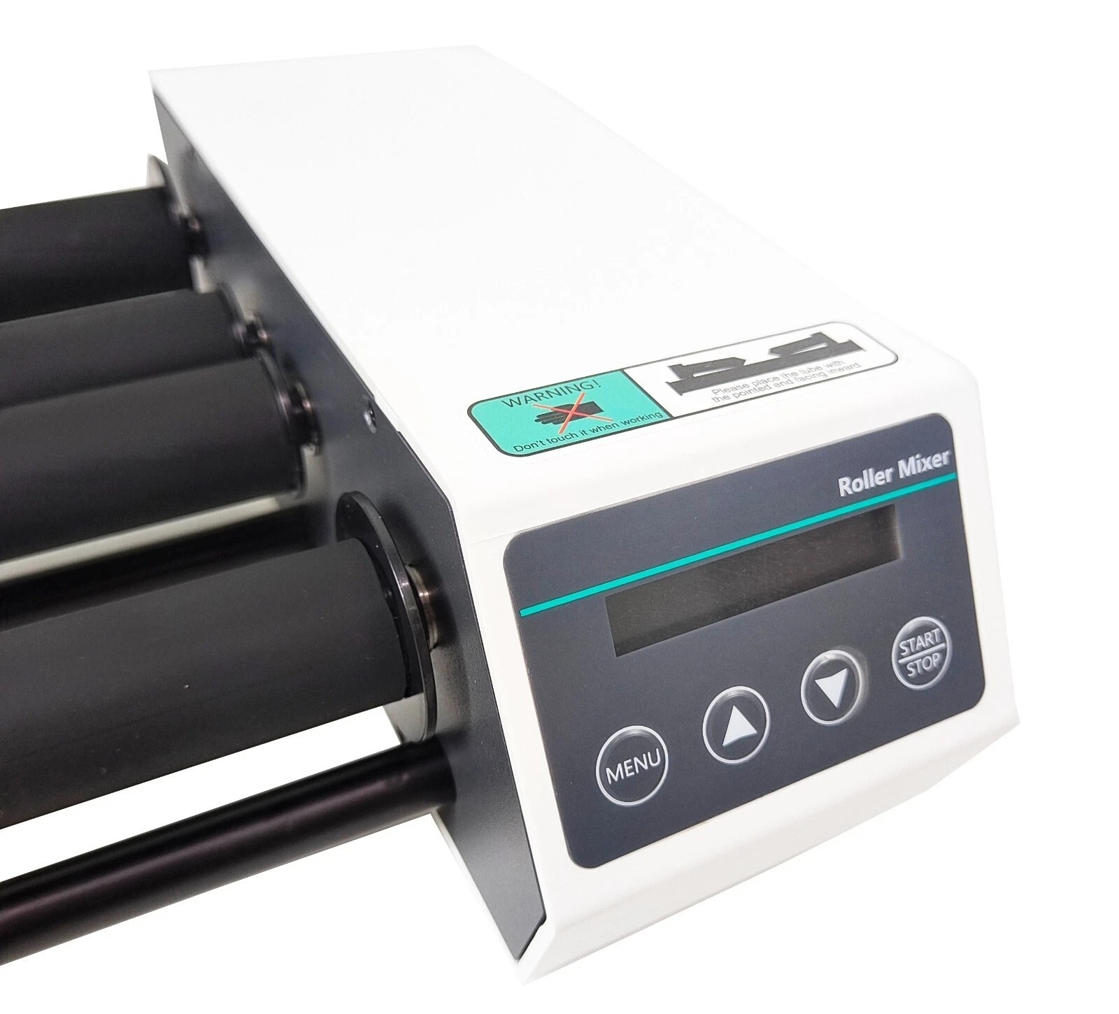 Laboratory Roller Mixer Horizontal Axis 4 Rollers For Two 1L Reagent Bottles