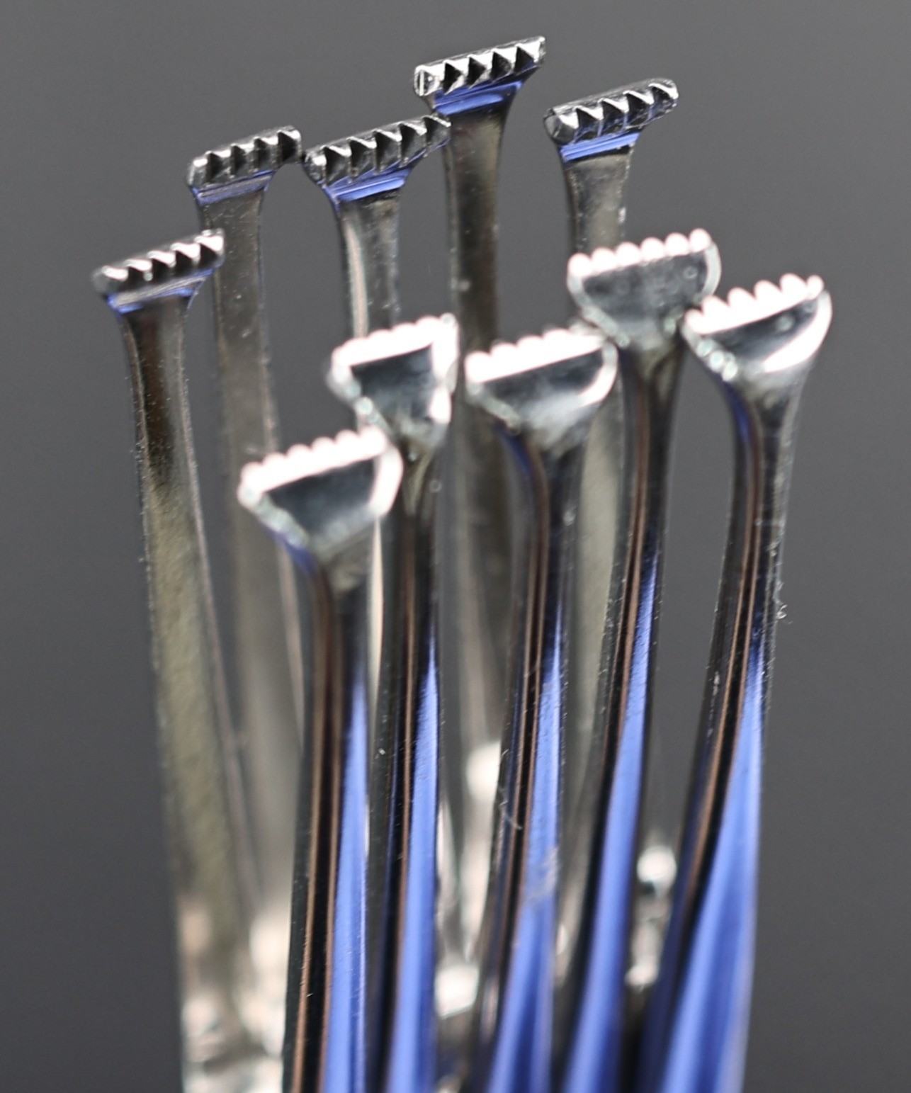 10x Weck 500312 Allis Tissue Forceps, 5×6 Teeth, Straight, 6-1/8″