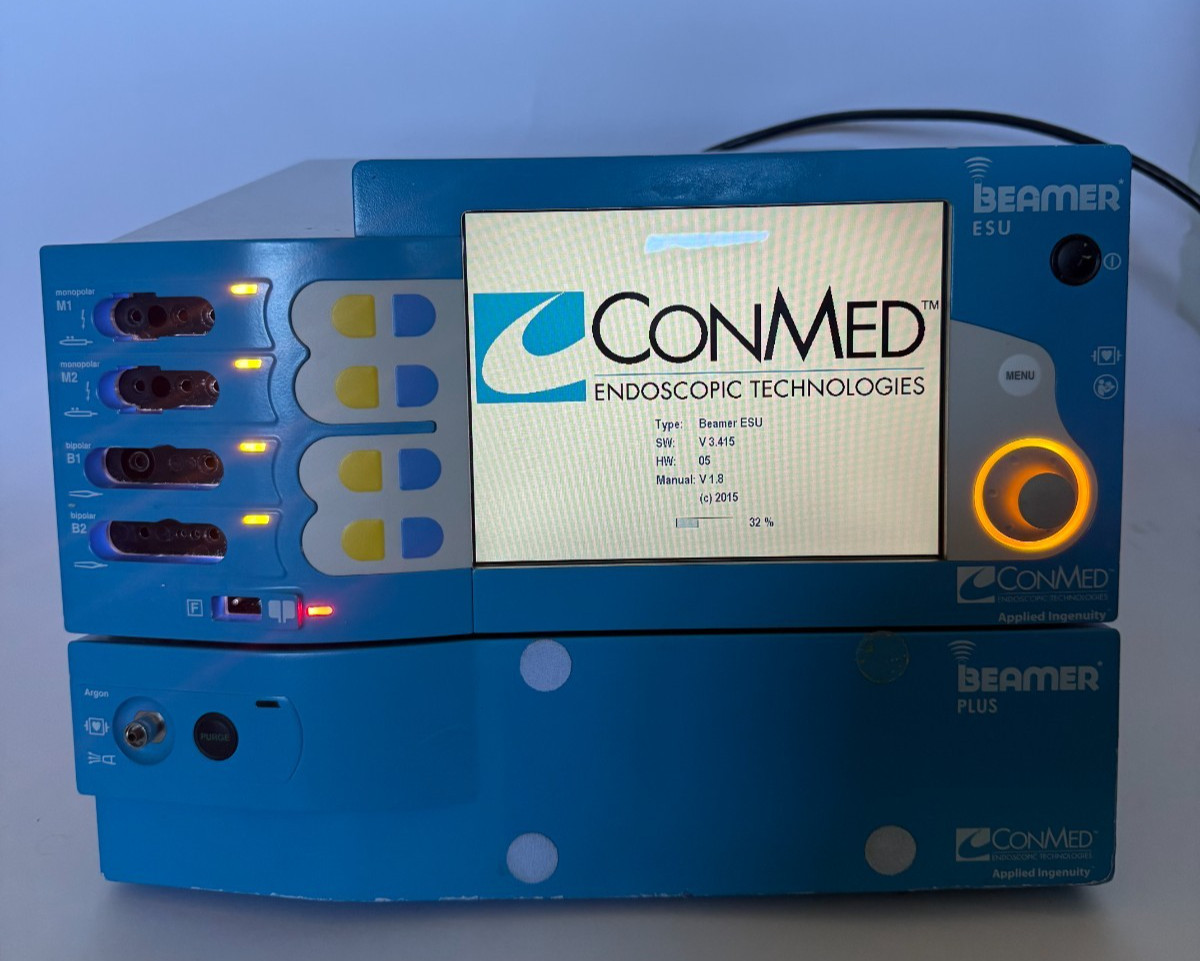 ConMed Beamer ESU CE200 & Argon Module with Accessories | 30 Day Warranty