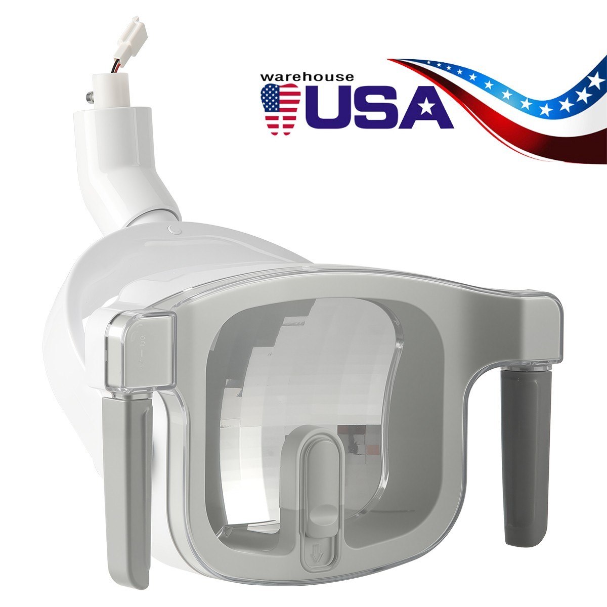 Dental Unit Chair Computer Controlled DC Motor PU Leather+Dentist Stool AZDENT