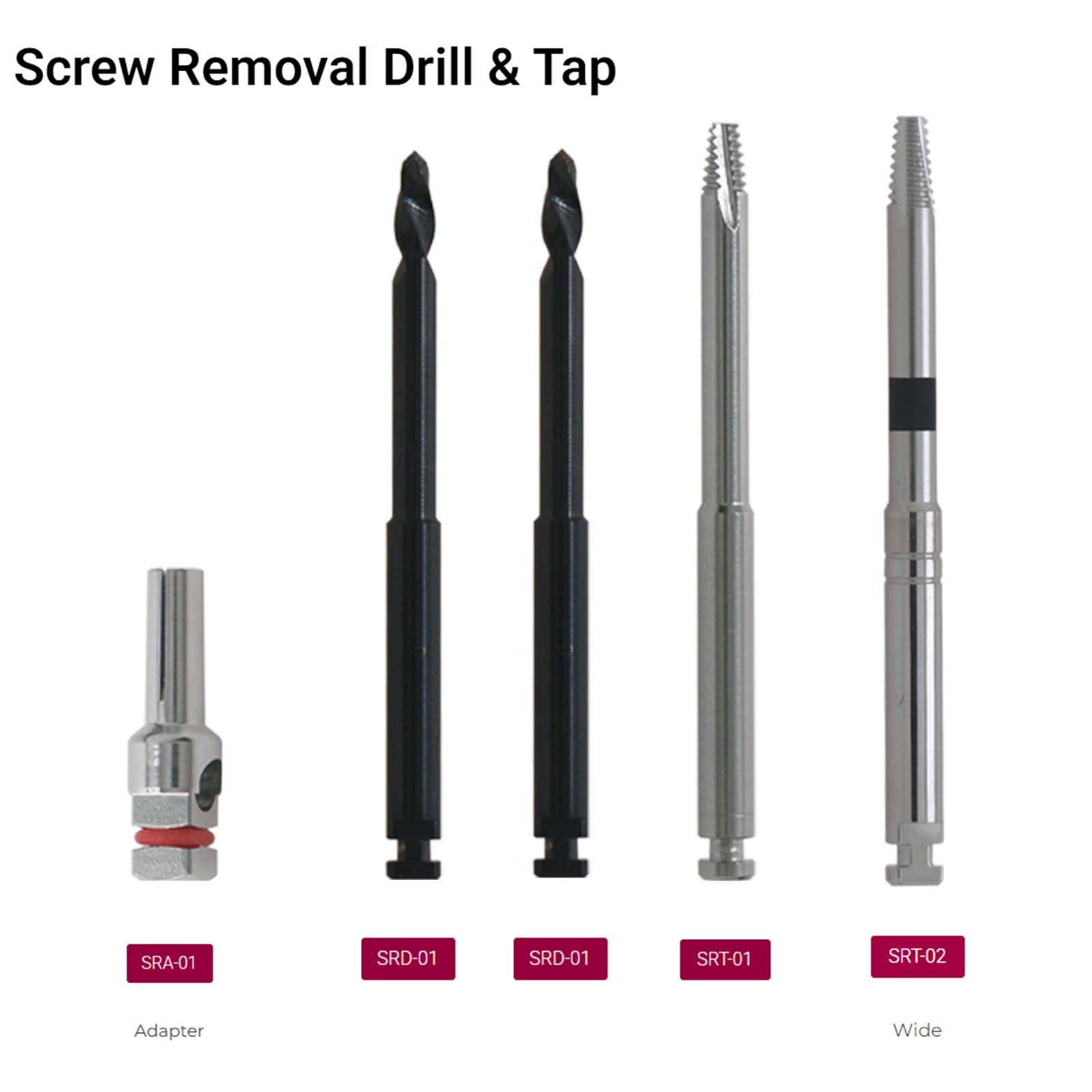 US Implant Fixture & Fractured Screw Removal Kit MCT FSRK-02 NeoBiotech SR